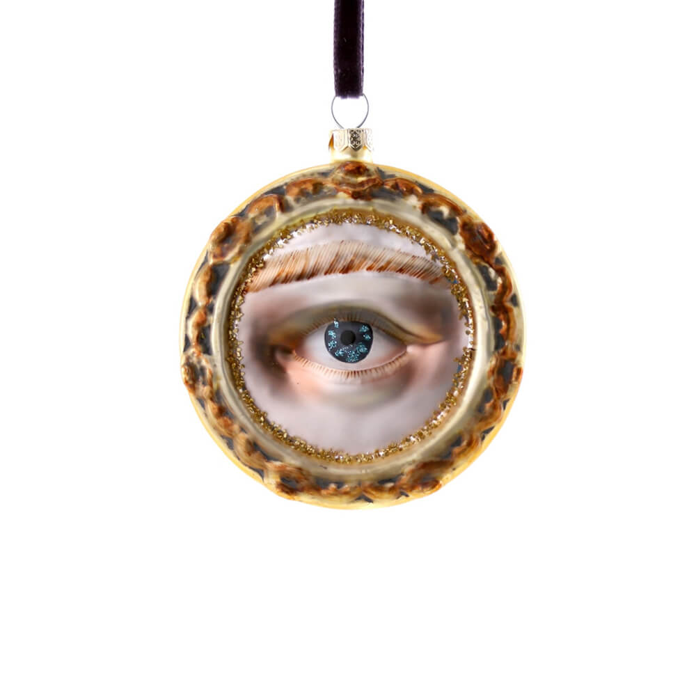 Framed Eye Ornament 4" - bubblegum market