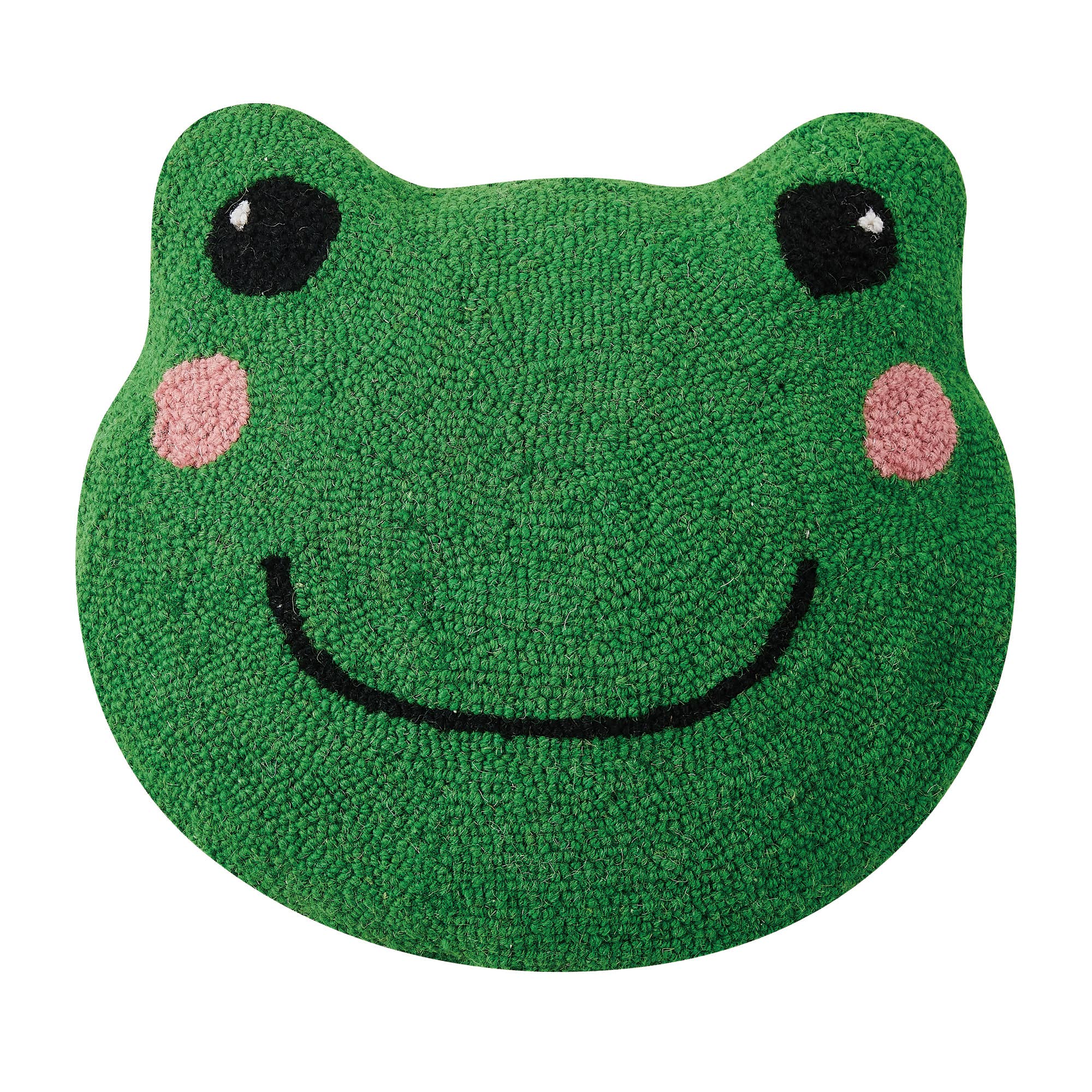 Frog Shaped Hook Pillow - bubblegum market