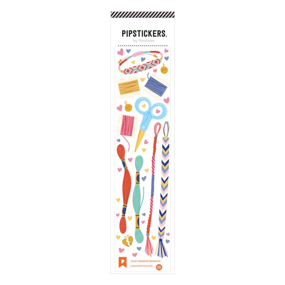 Fuzzy Friendship Bracelets Stickers - bubblegum market