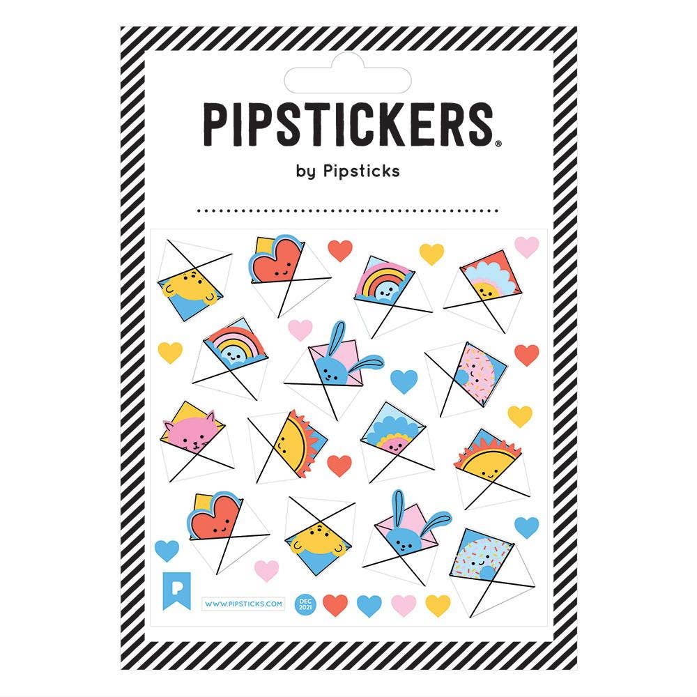 Fuzzy Happy Mail Stickers - bubblegum market