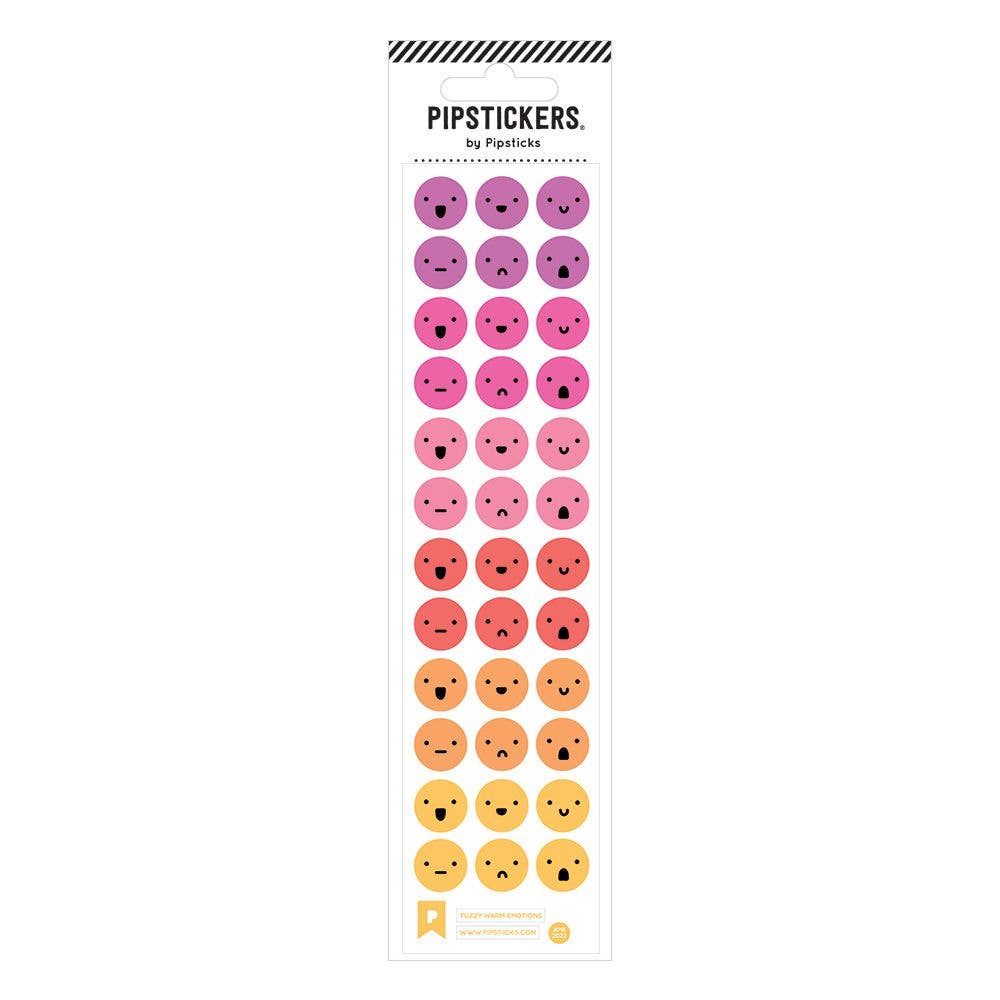 Fuzzy Warm Emotions Stickers - bubblegum market