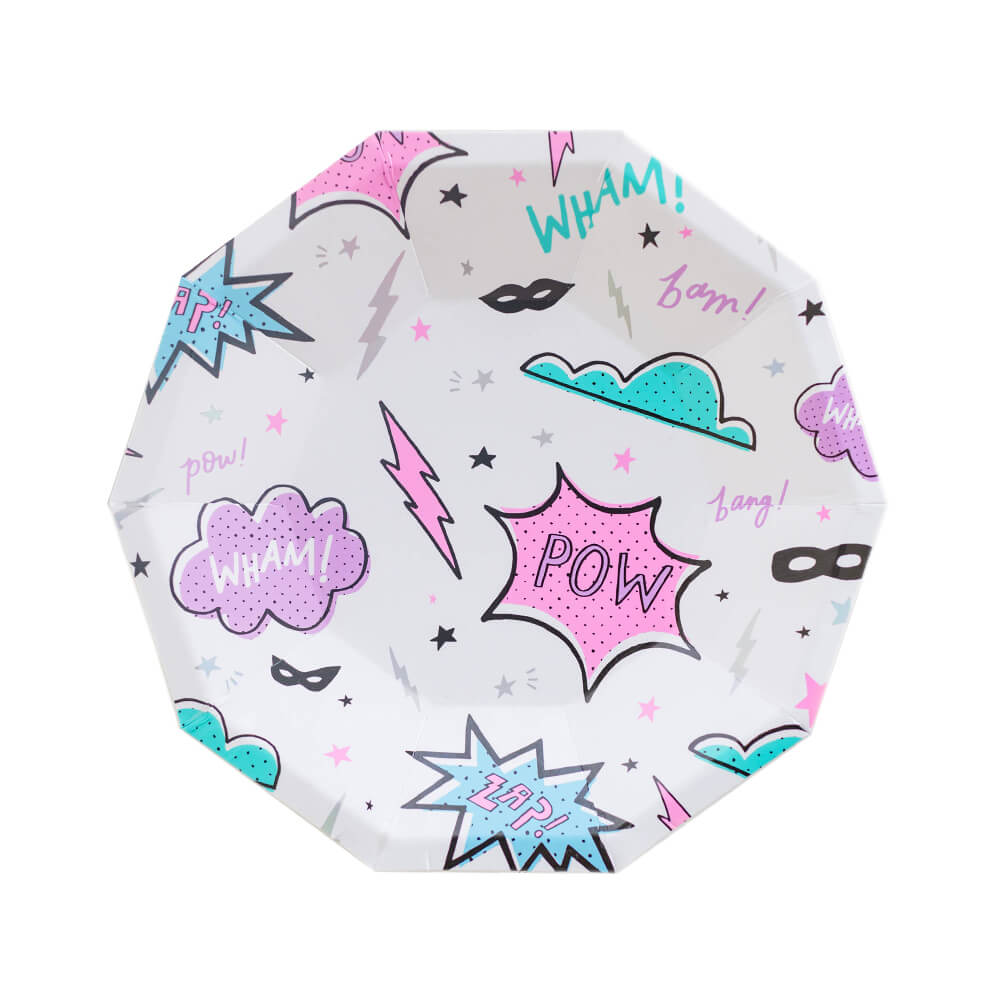 Girl Power Small Plates 7.5" - bubblegum market