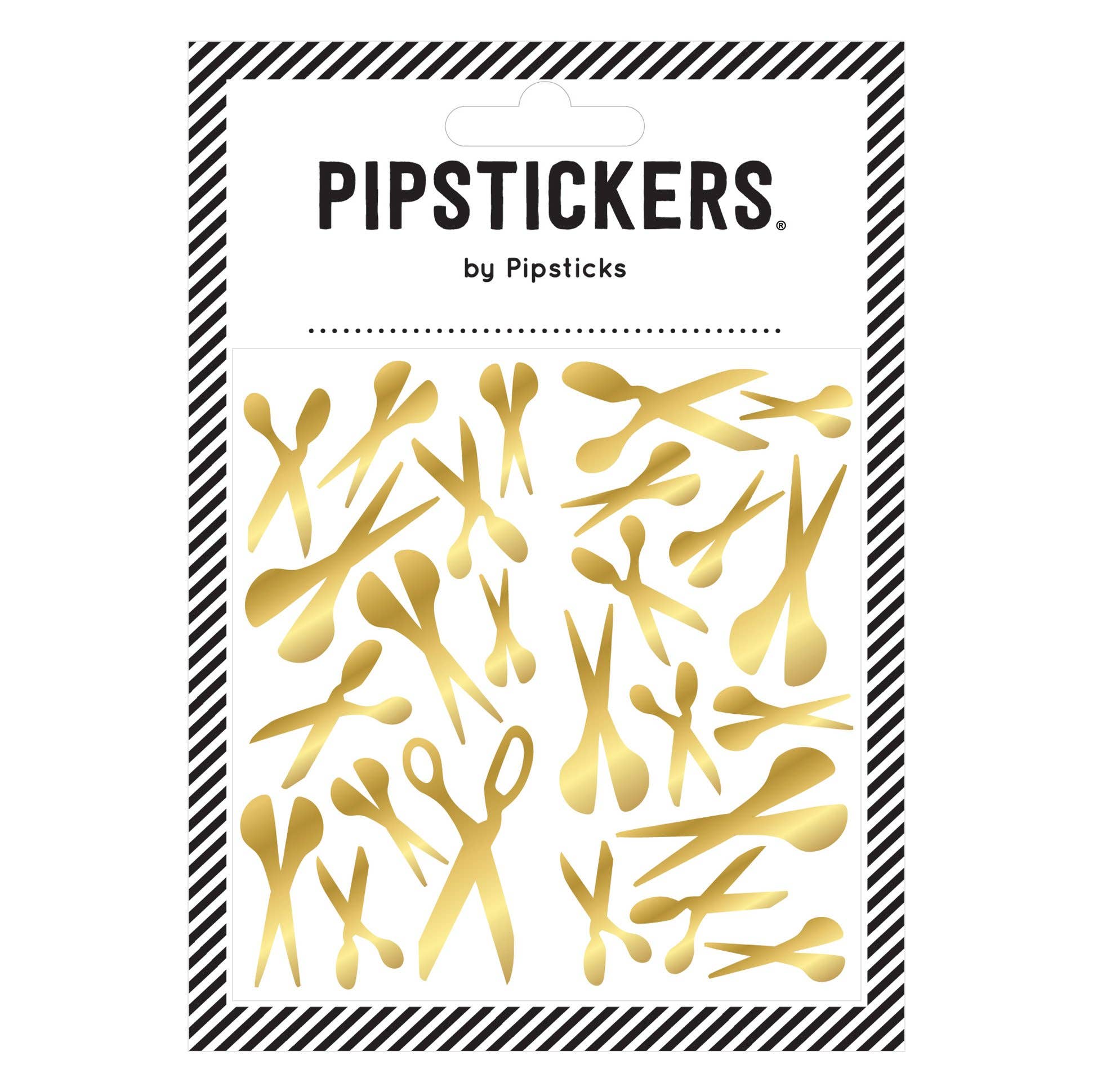 Gold Holographic Scissors Stickers - bubblegum market