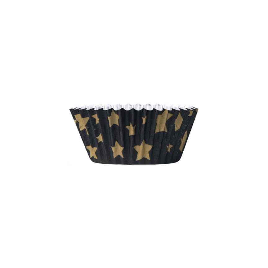 Gold Stars Cupcake Liners - bubblegum market