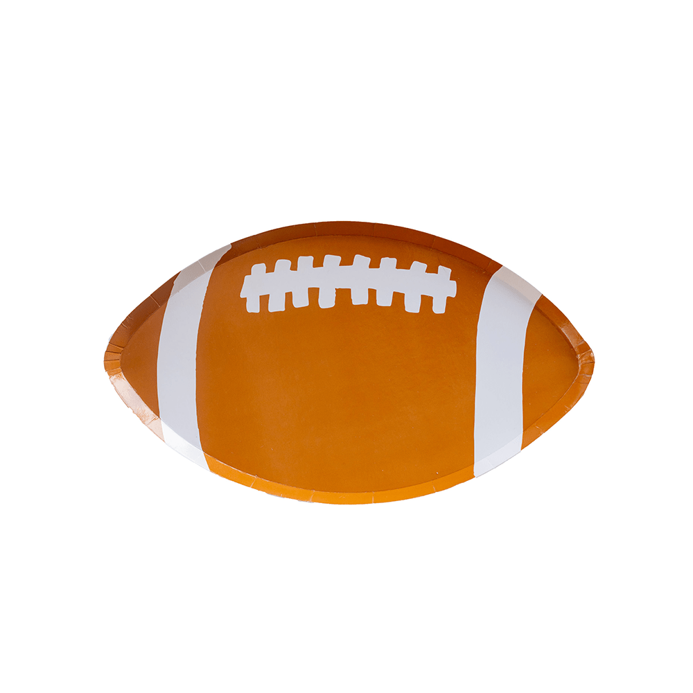 Good Sport Small Football Plates 10.75" - bubblegum market