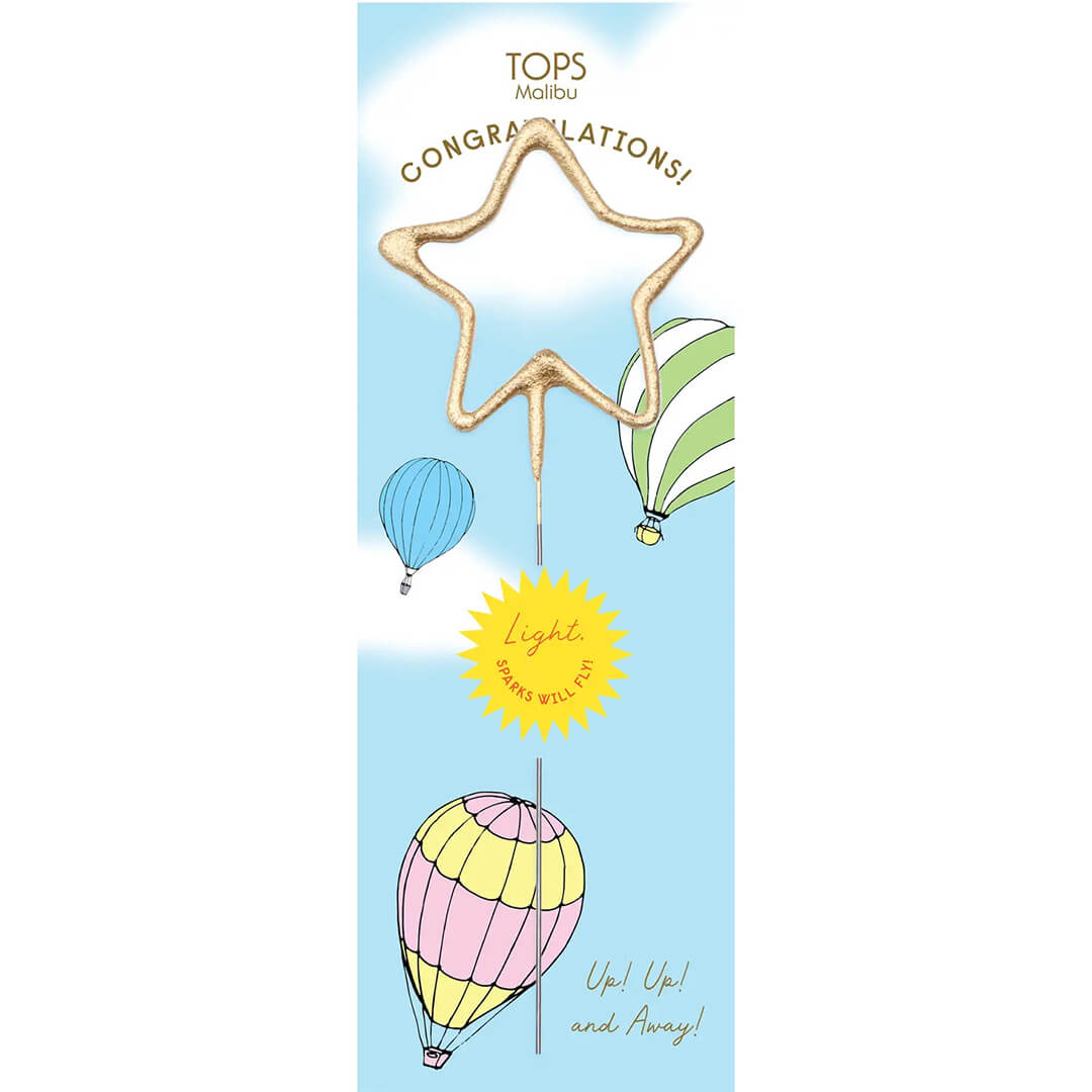 Grande Giant Congratulations! Sparkler Wand - bubblegum market