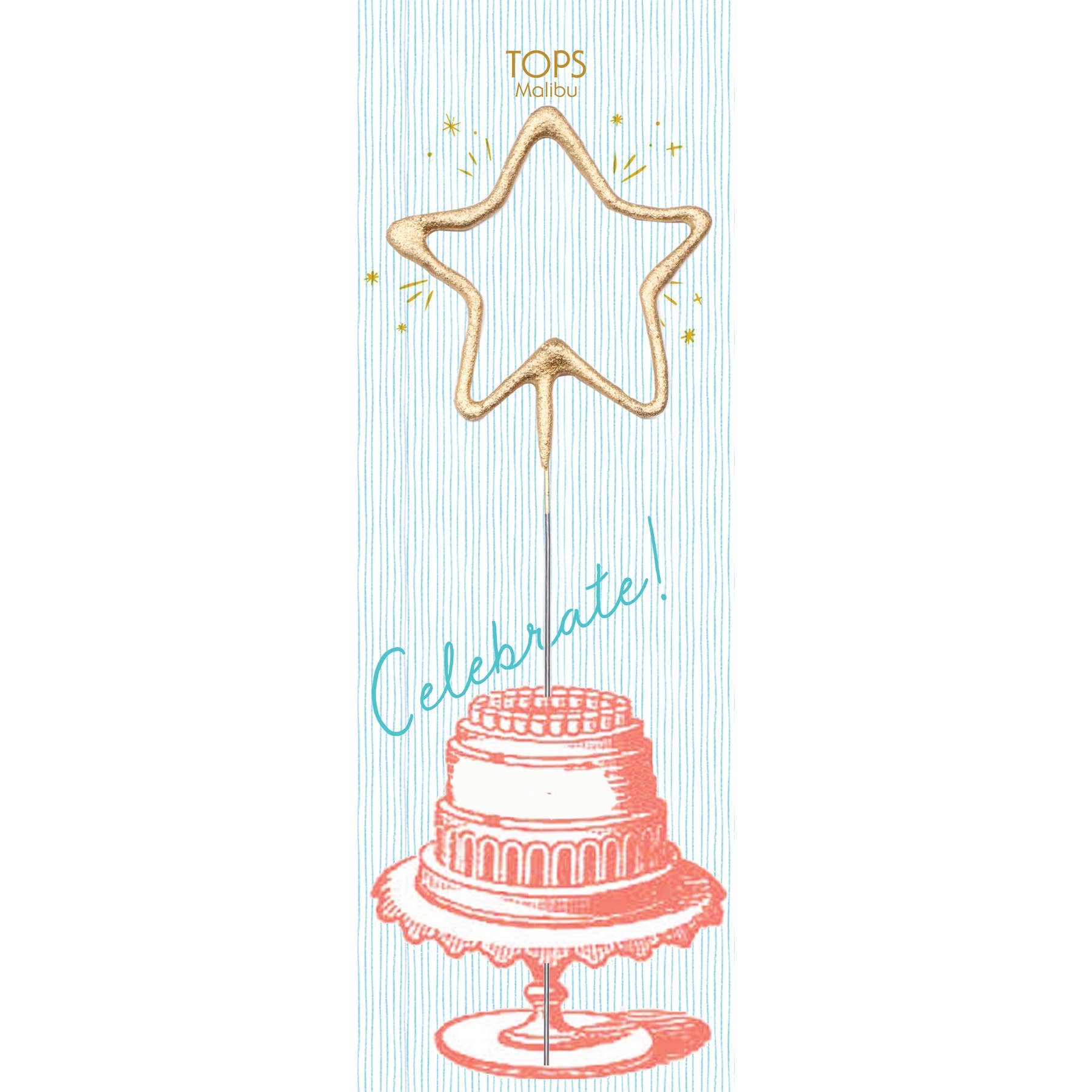 Grande Giant Sparkler Wand Celebrate - bubblegum market