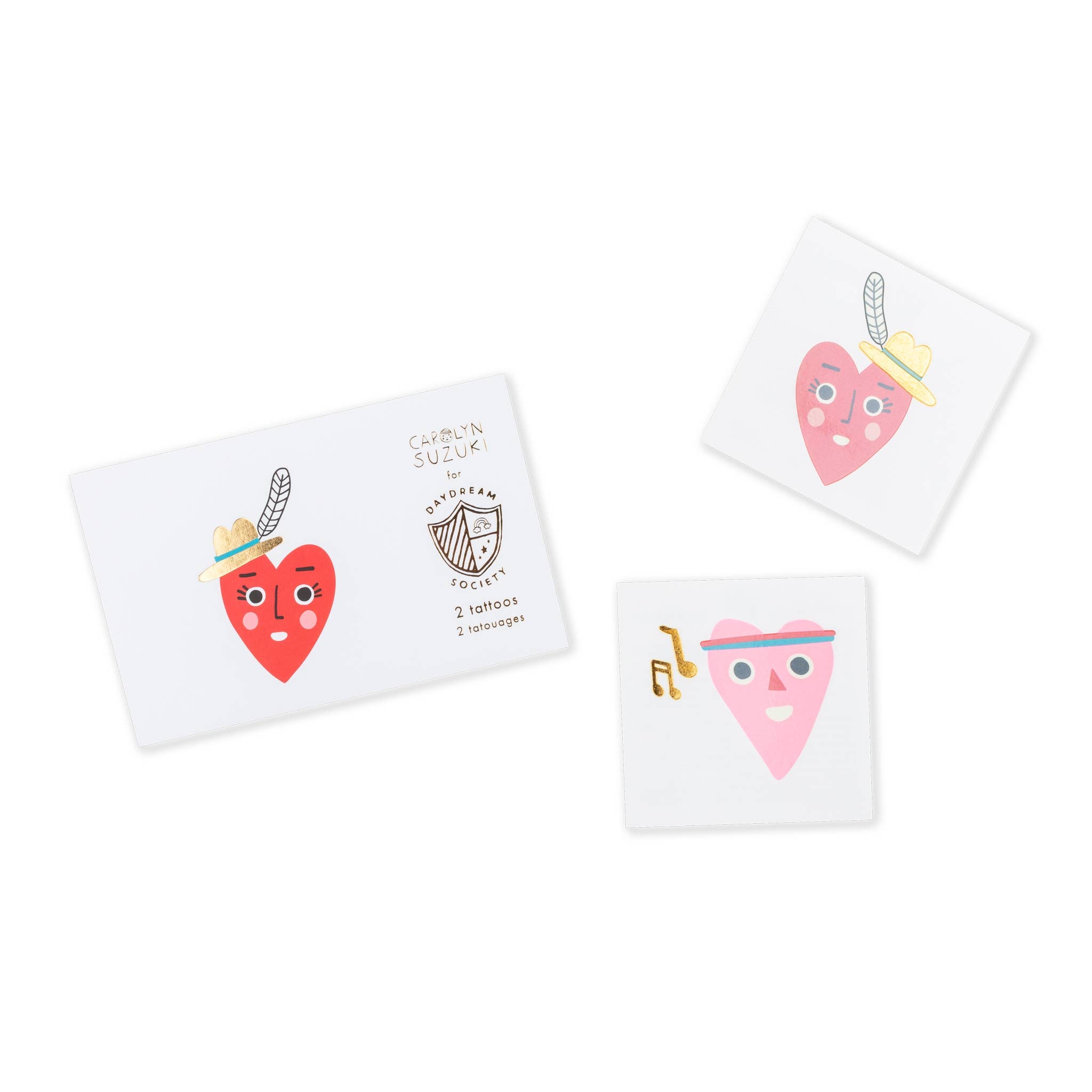 Heartbeat Gang Temporary Tattoos - bubblegum market