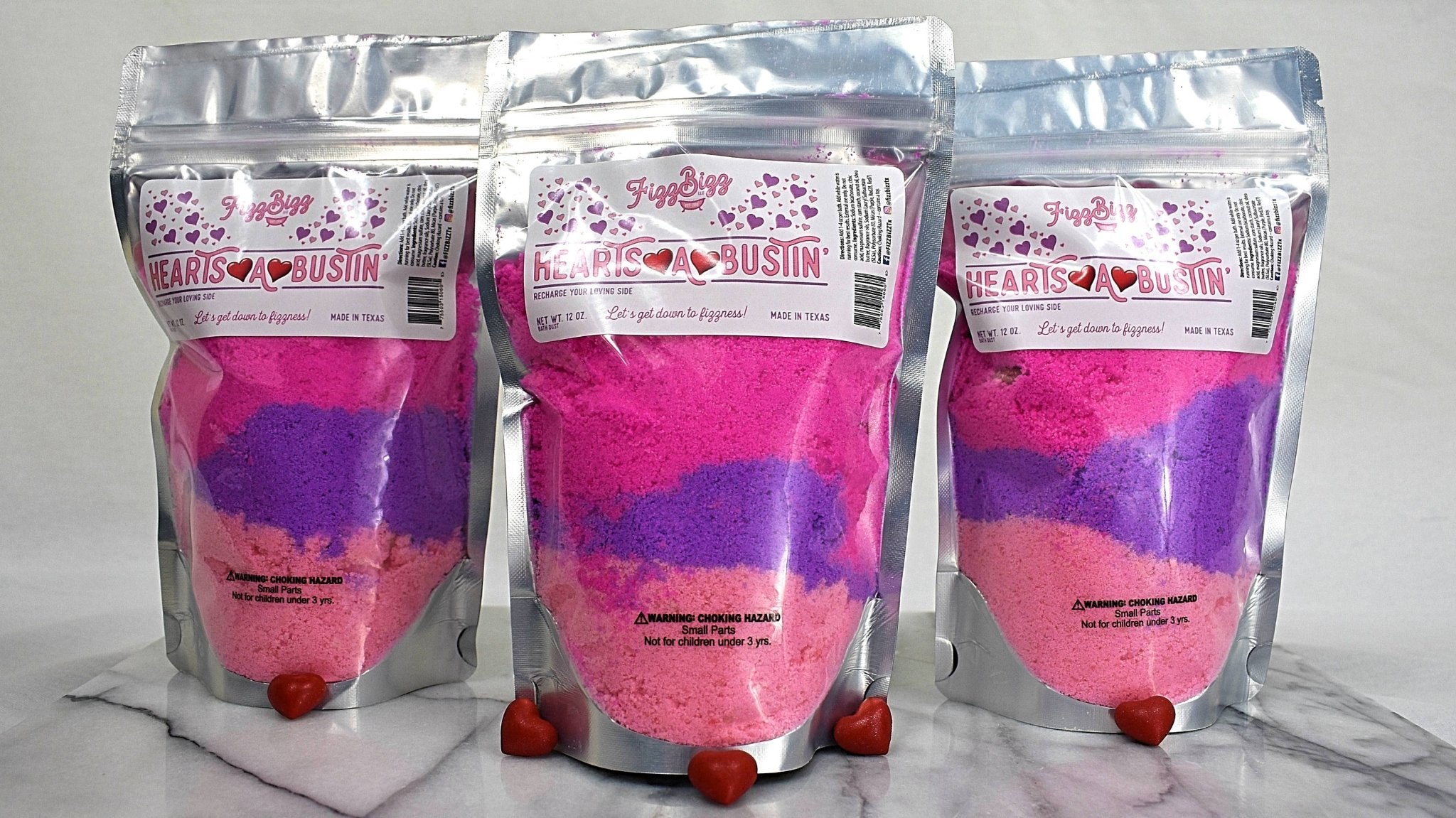 Hearts A Bustin' Valentine's Day Bath Salts - bubblegum market