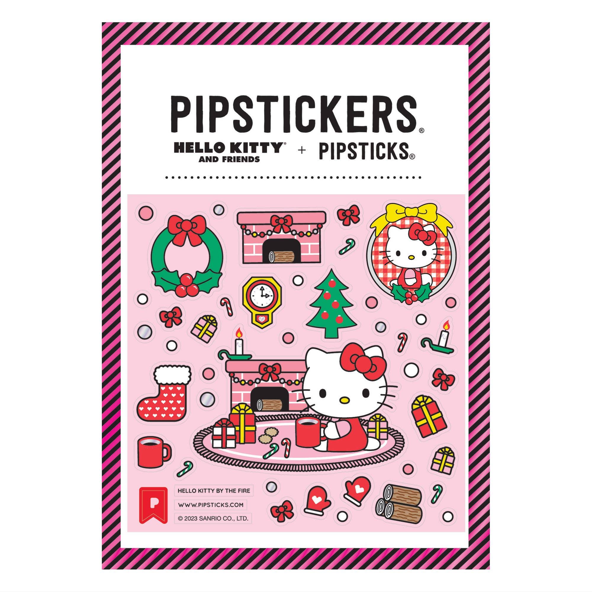 Hello Kitty By The Fire Stickers - bubblegum market