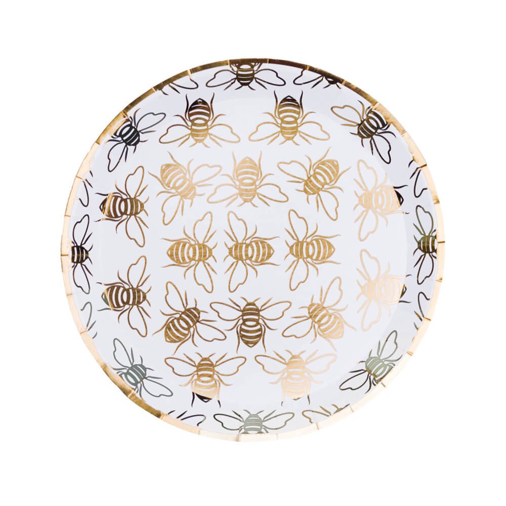 Hey Bae - Bee Paper Plates 7" - bubblegum market