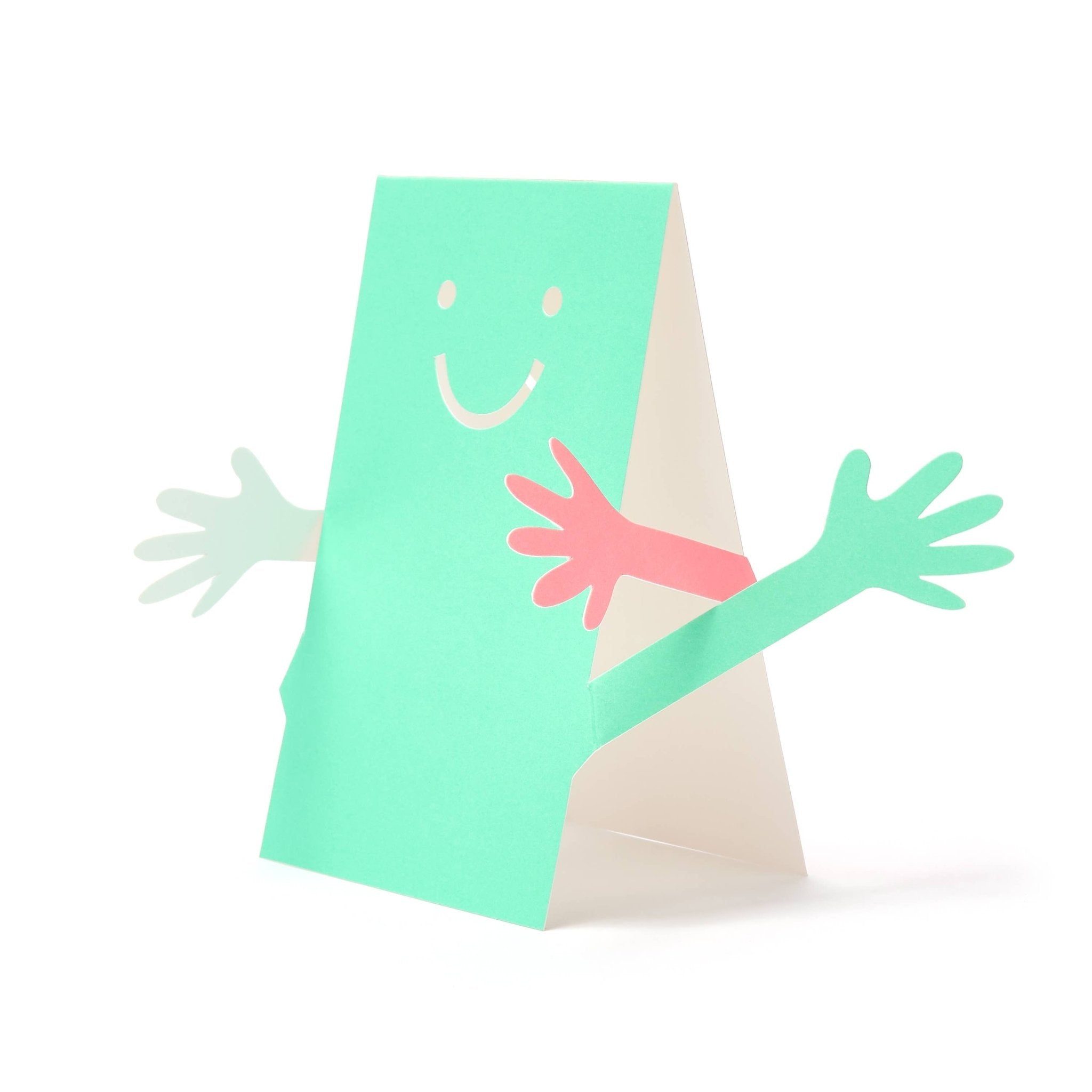 Hug Die - Cut Greeting Card - bubblegum market