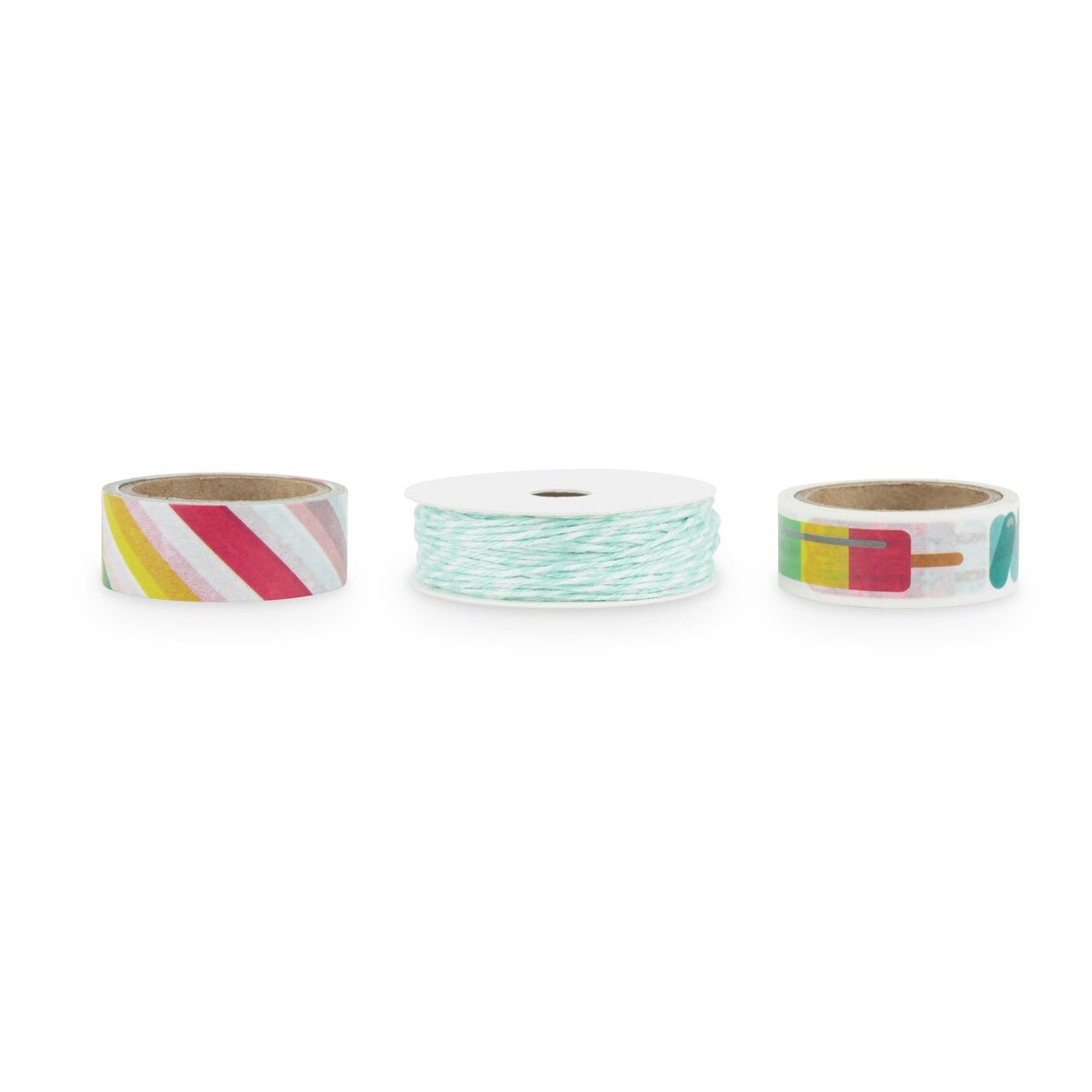 Ice Lolly Washi Tape & Twine - bubblegum market