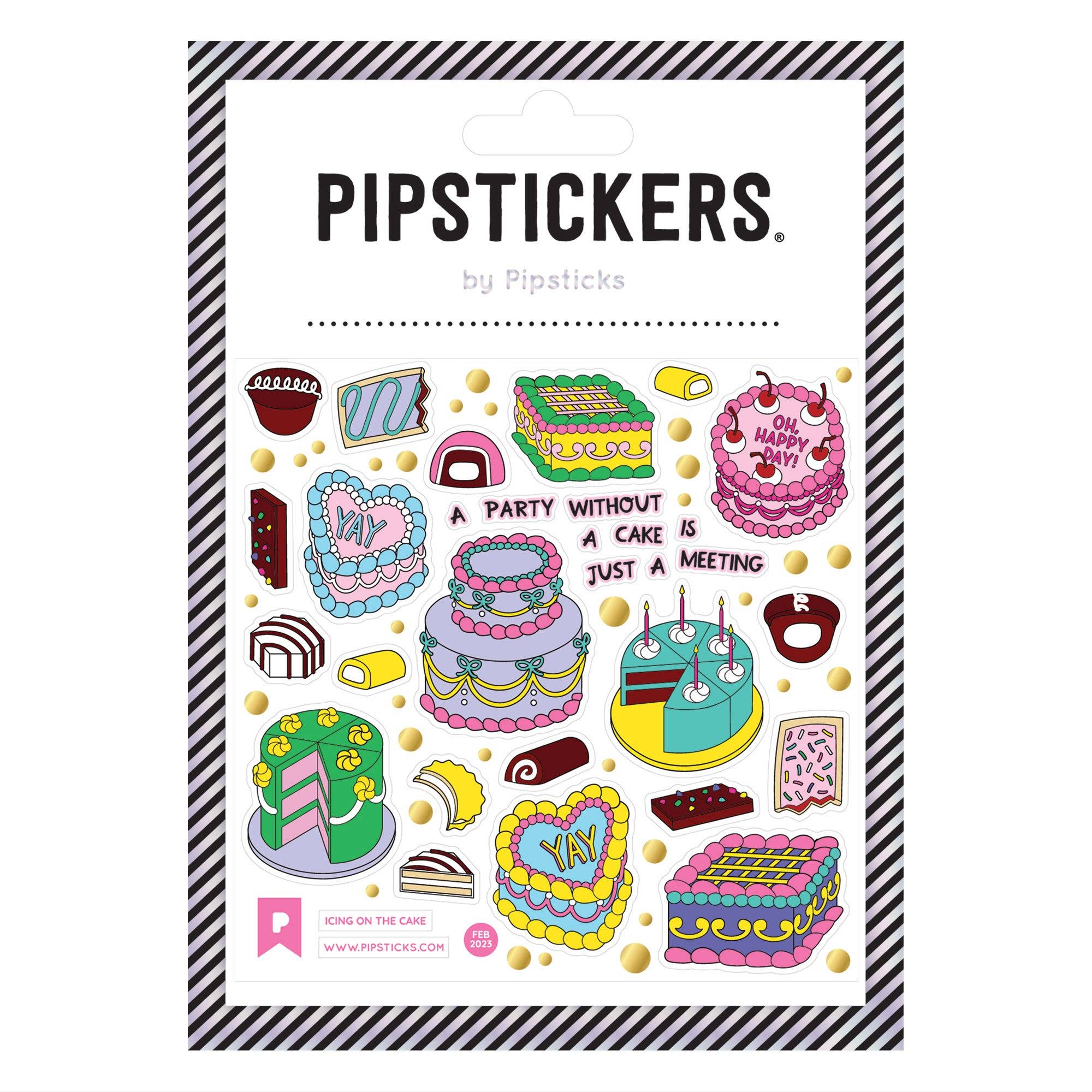 Icing On The Cake Stickers - bubblegum market