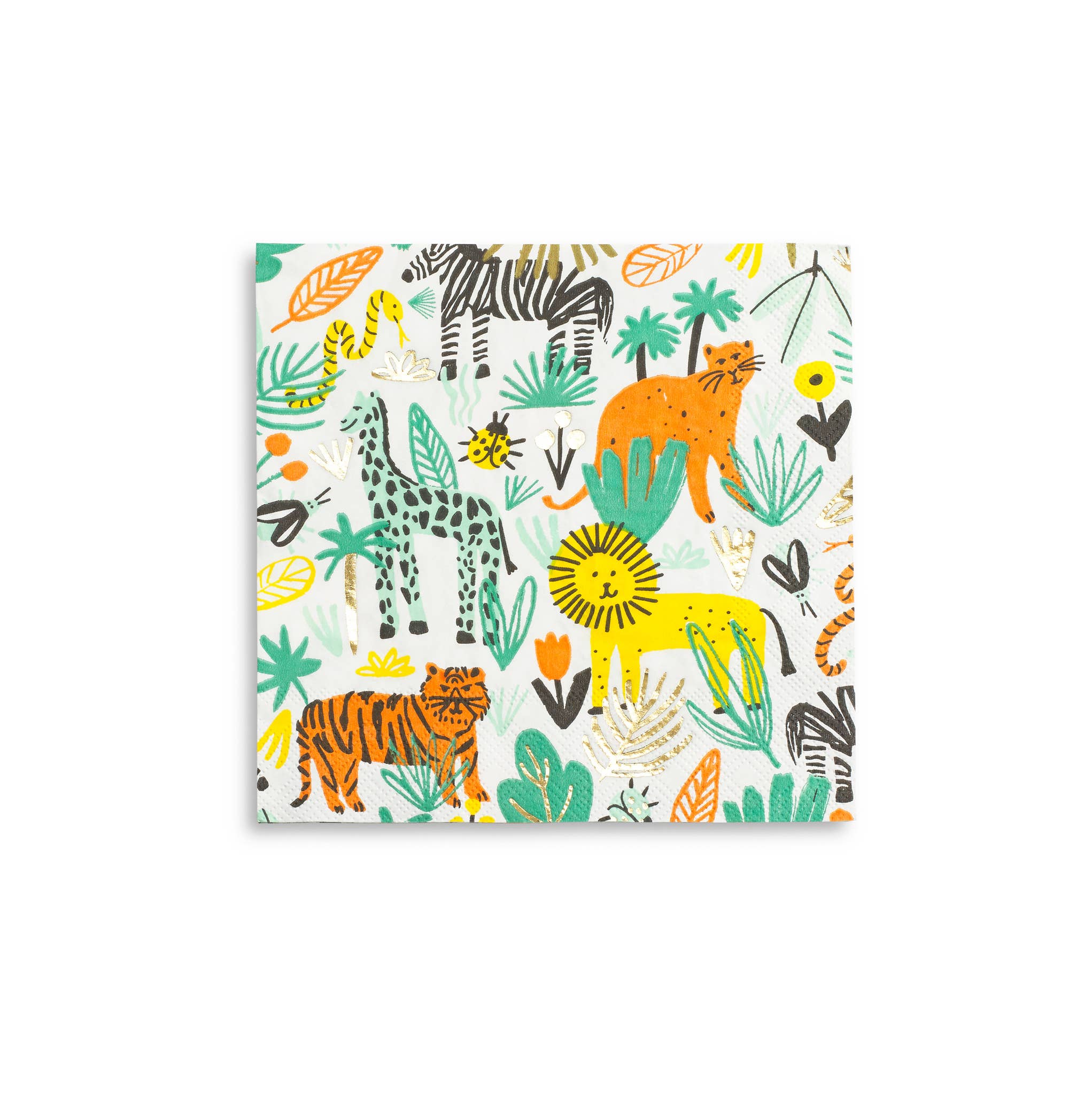 Into the Wild Safari Party Napkins - bubblegum market