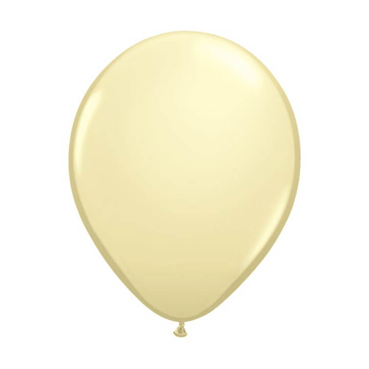 Ivory Silk Latex Balloons - bubblegum market
