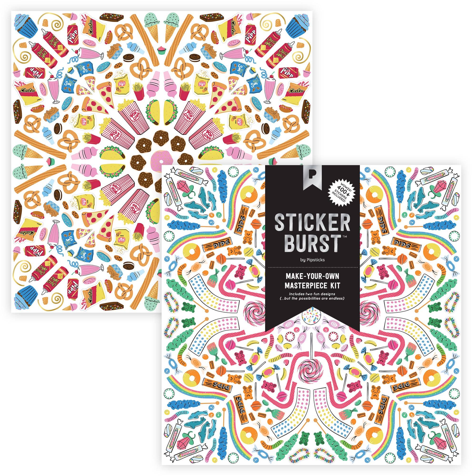 Jammin' Junk Food Sticker Burst Kit - bubblegum market
