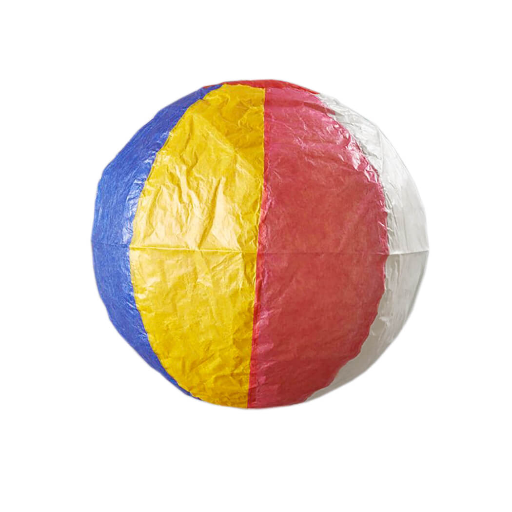Japanese Paper Balloon Beach Ball - bubblegum market