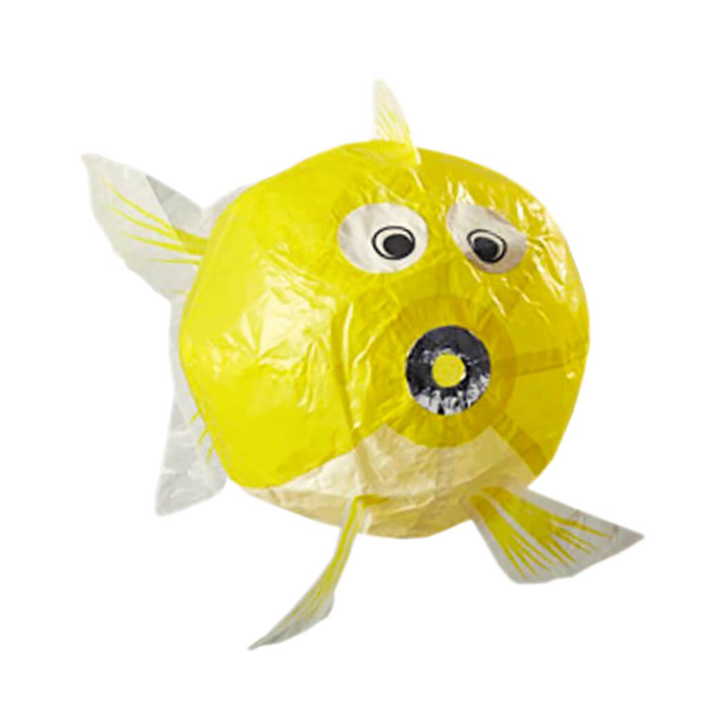 Japanese Paper Balloon Small Yellow Fish - bubblegum market