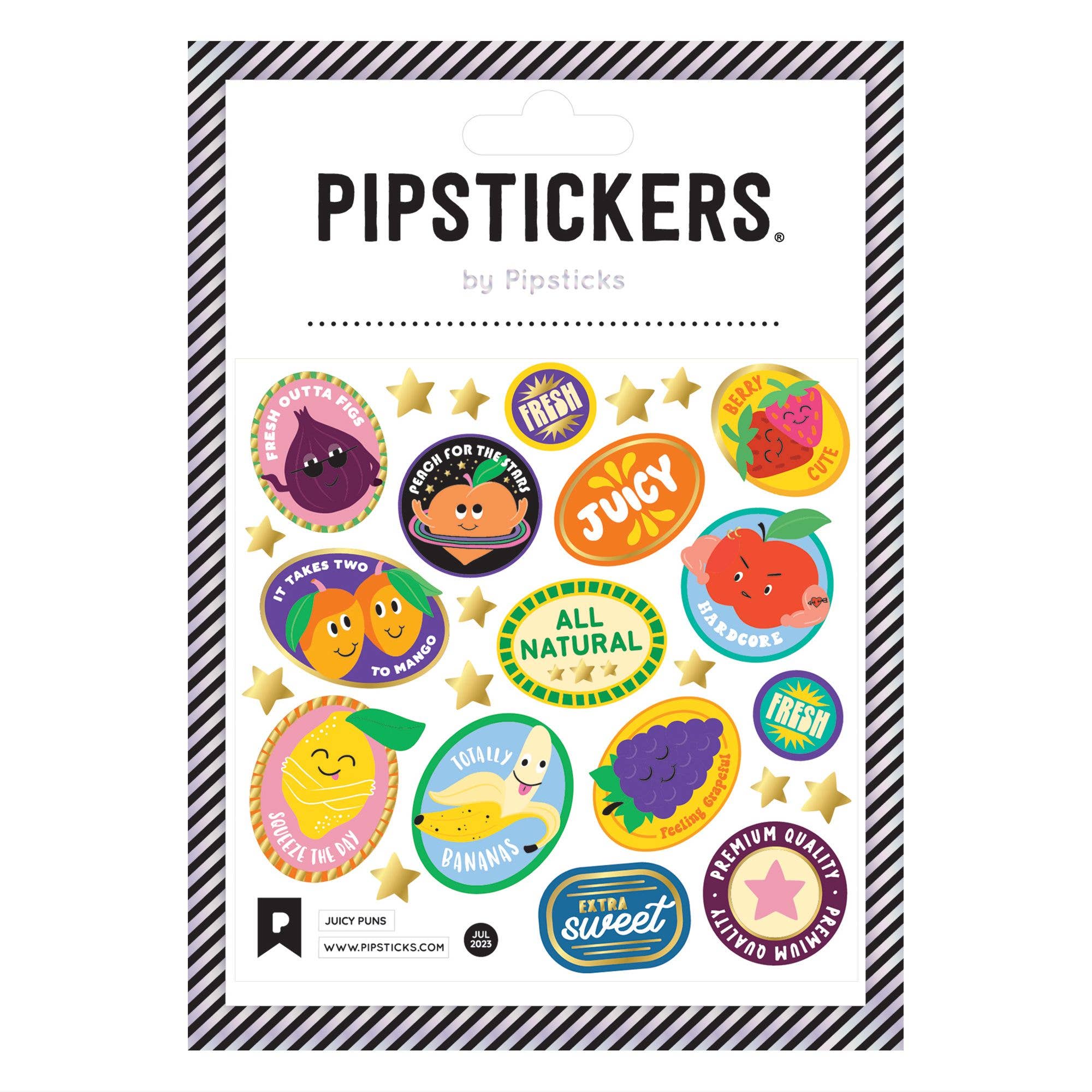 Juicy Puns Stickers - bubblegum market