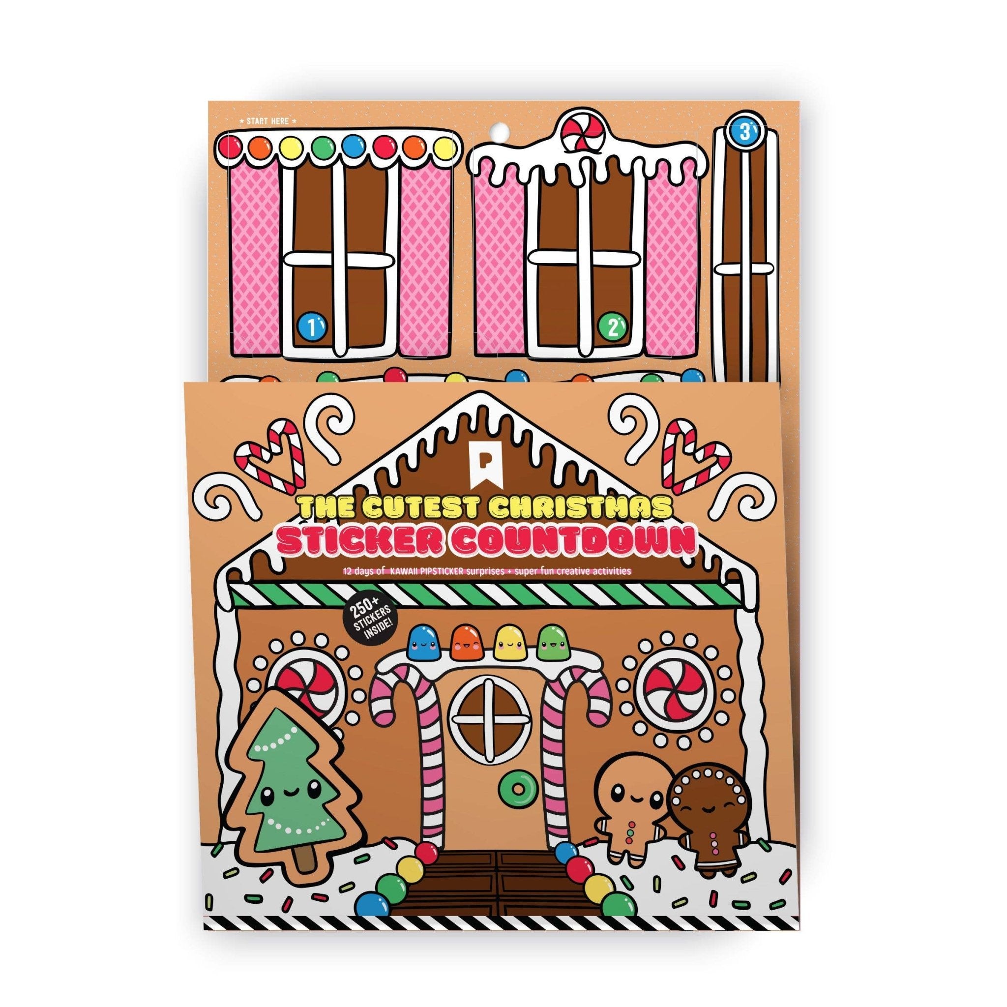 Kawaii Christmas Sticker Advent Calendar - bubblegum market