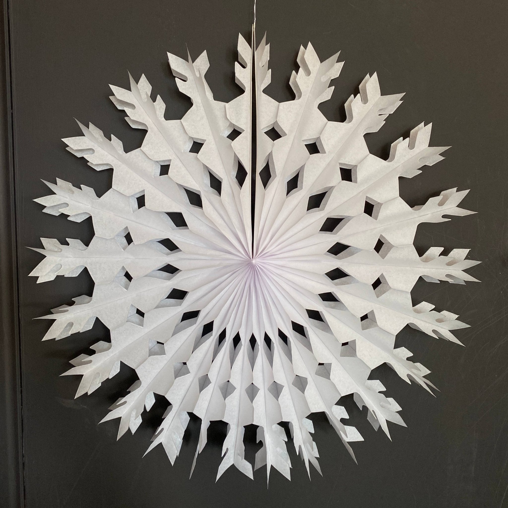 Large White Paper Fan 24" - bubblegum market
