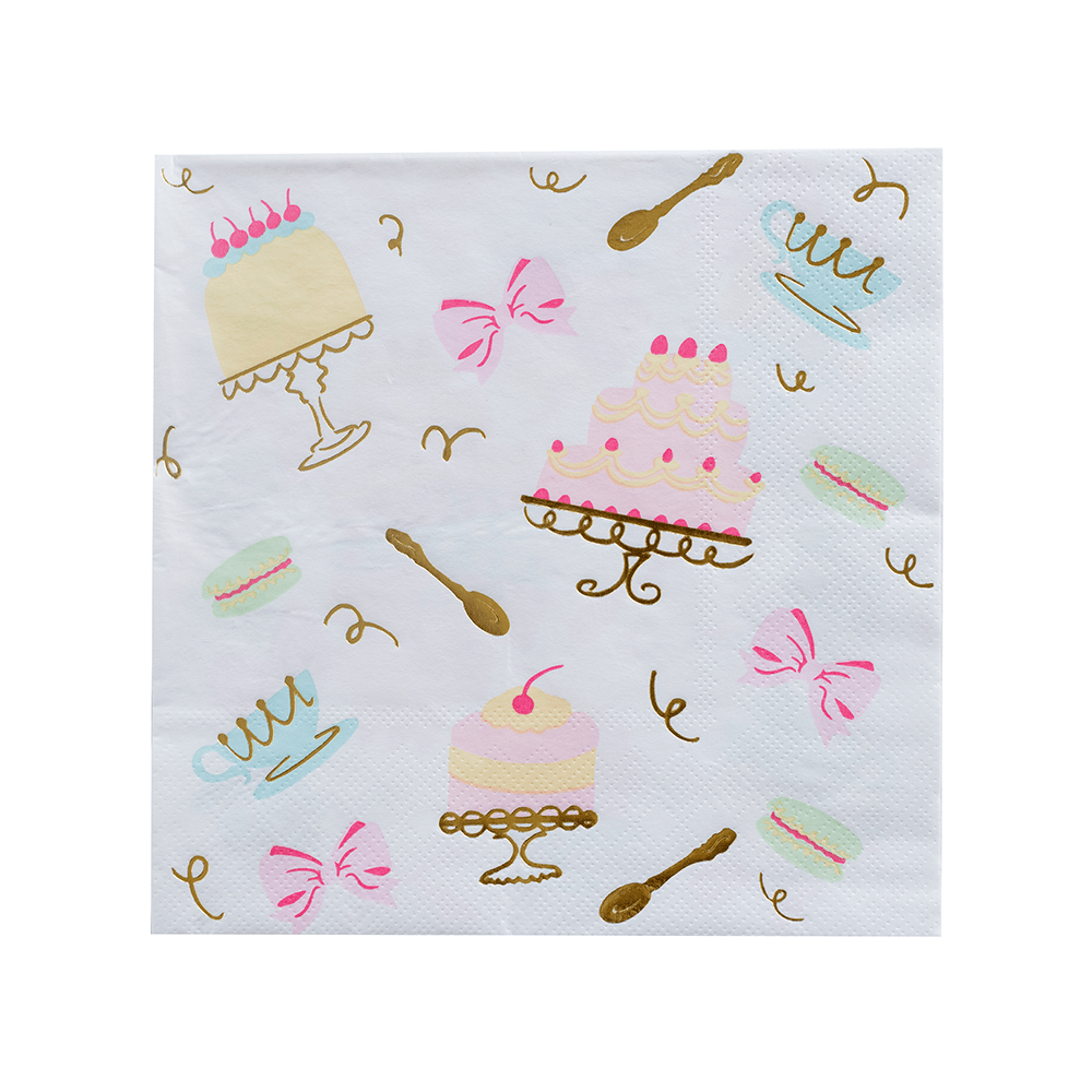 Let Them Eat Cake Large Napkins - bubblegum market