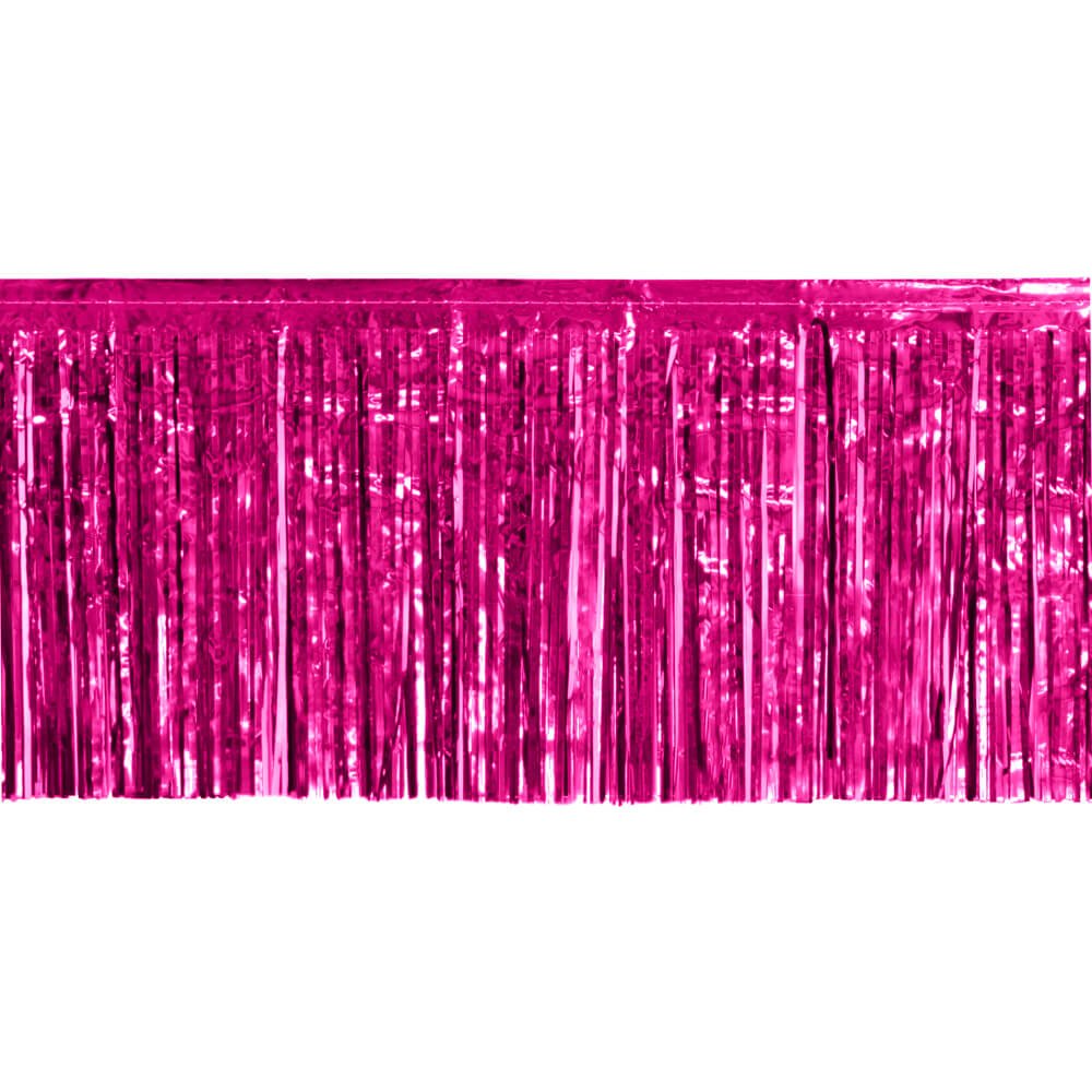 Magenta Fringe Party Banner - bubblegum market