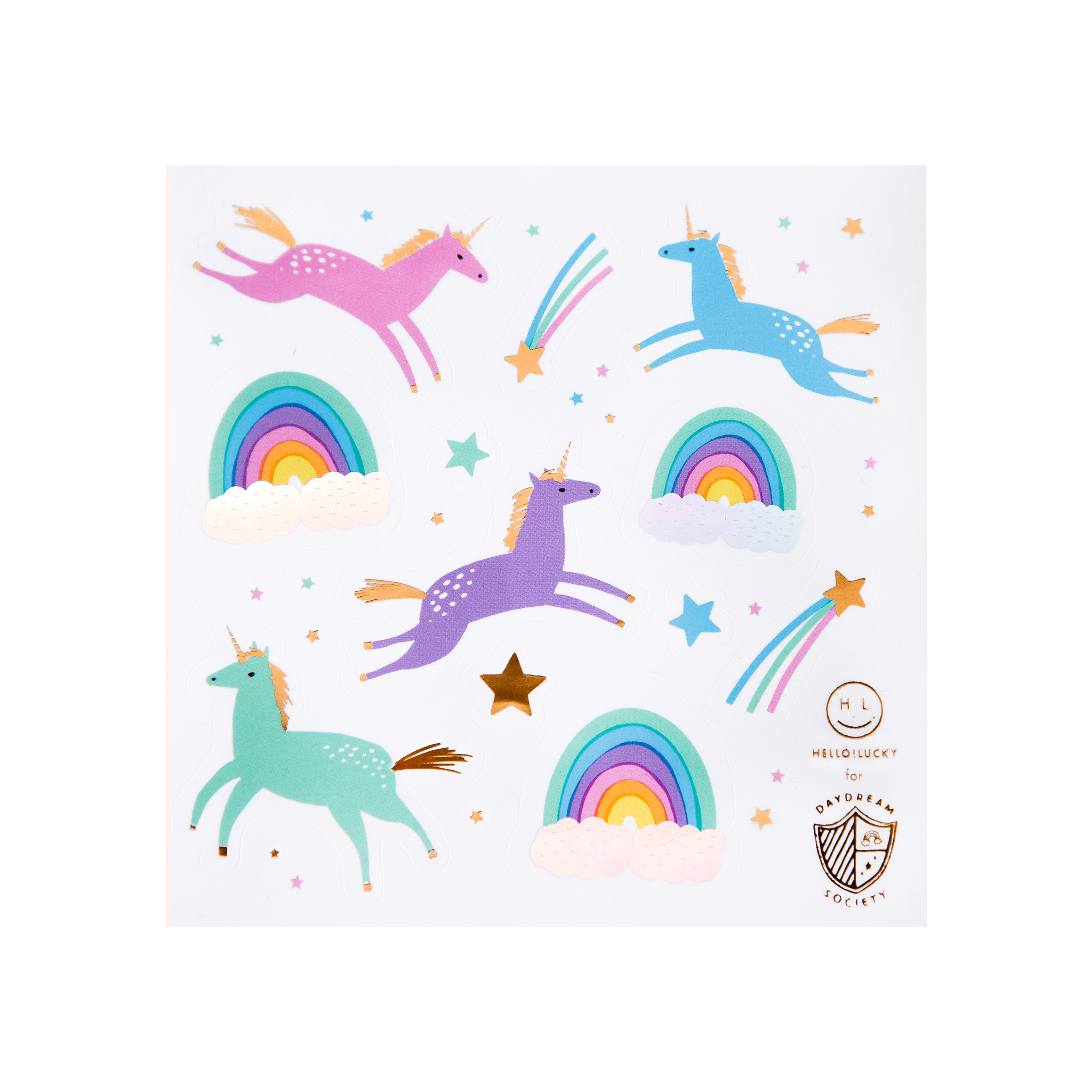 Magical Unicorns & Rainbows Sticker Sheets (4pk) - bubblegum market