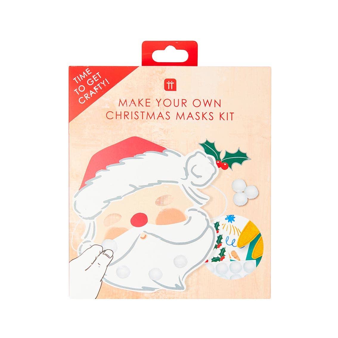 Make Your Own Christmas Masks Kit (6 Pk) - bubblegum market