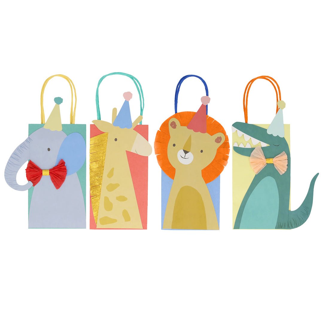 Meri Meri Party Animal Parade Favor / Treat Bags - bubblegum market