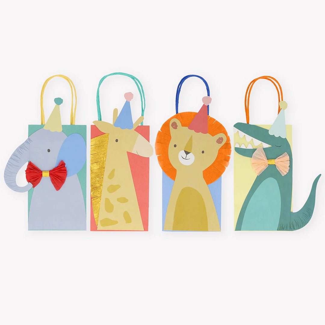 Meri Meri Party Animal Parade Favor / Treat Bags - bubblegum market