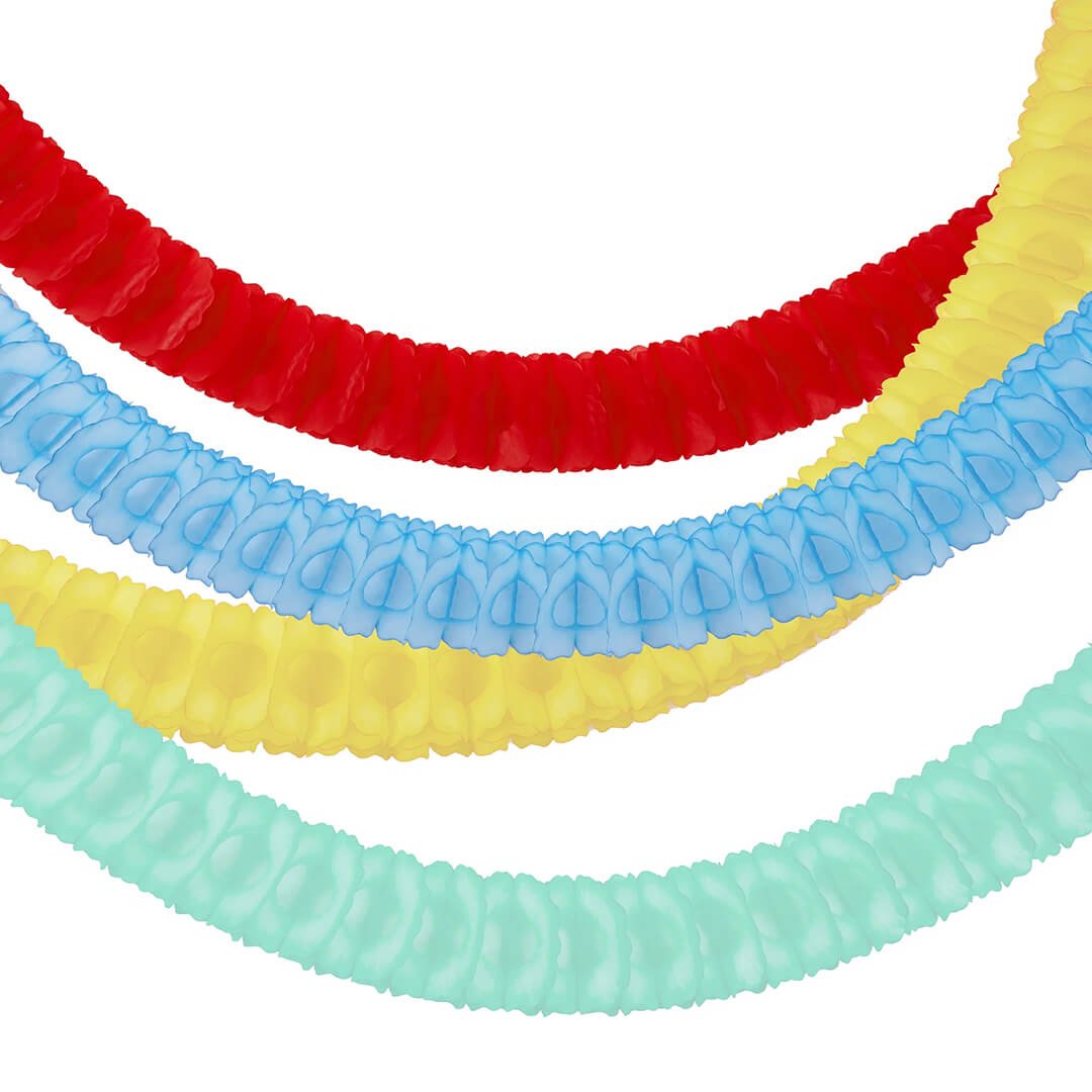 Meri Meri Party Bright Honeycomb Garlands (Set of 4) - bubblegum market