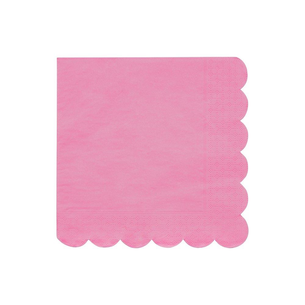 Meri Meri Party Bubblegum Pink Large Napkins - bubblegum market