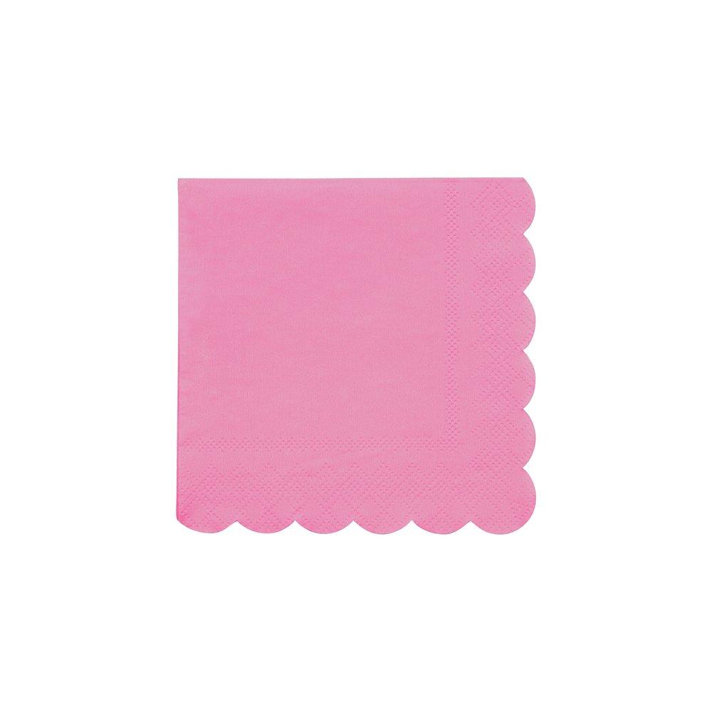 Meri Meri Party Bubblegum Pink Small Napkins - bubblegum market
