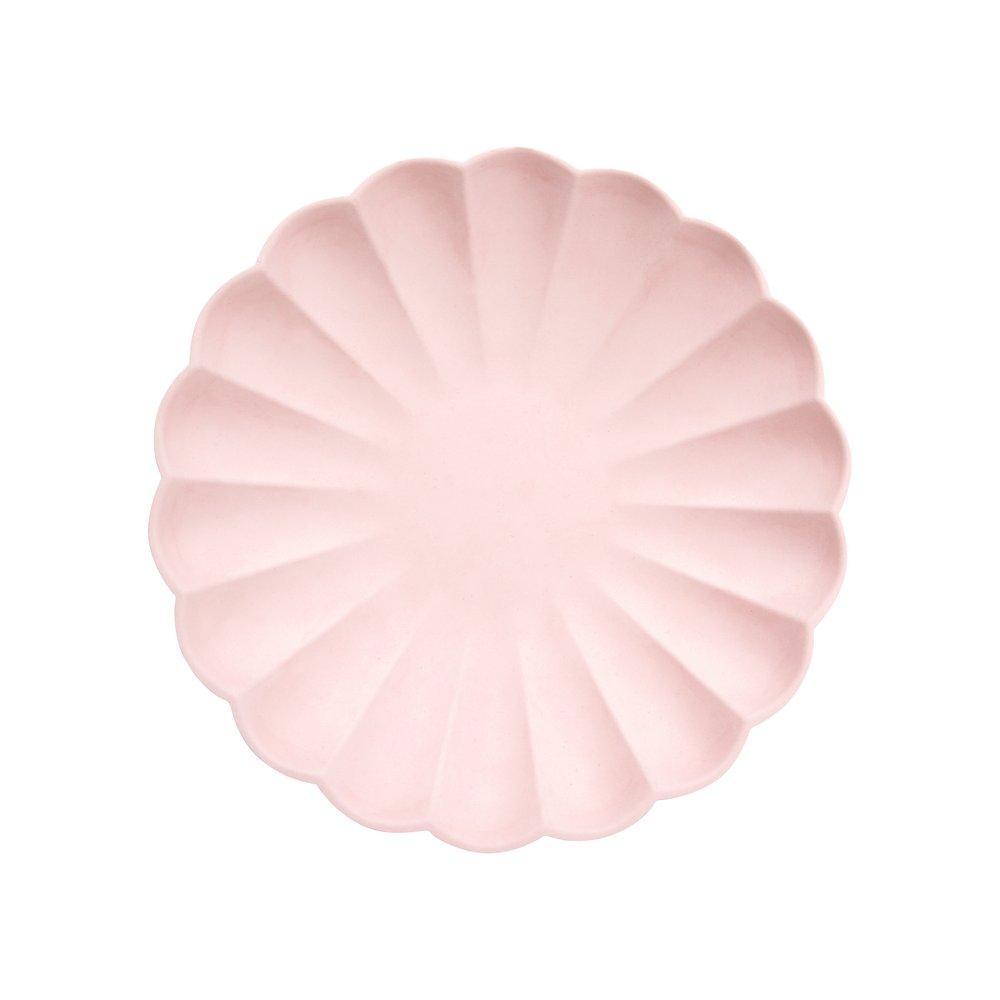 Meri Meri Party Candy Pink Compostable Small Plates 7.5" - bubblegum market