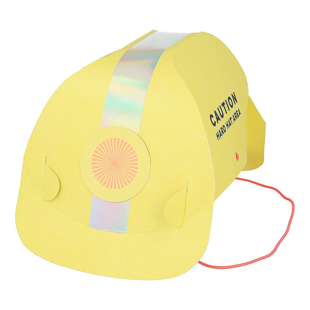 Meri Meri Party Construction Party Hat - bubblegum market