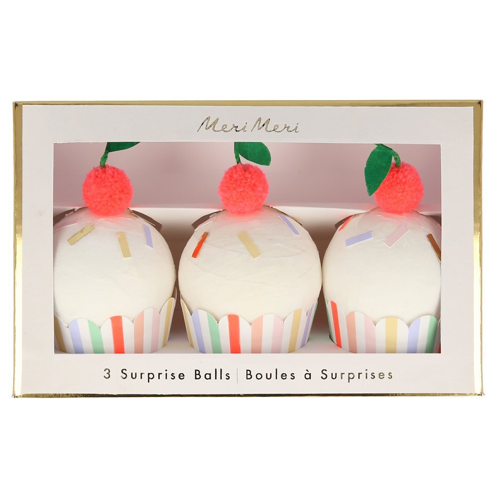 Meri Meri Party Cupcake Surprise Balls - bubblegum market