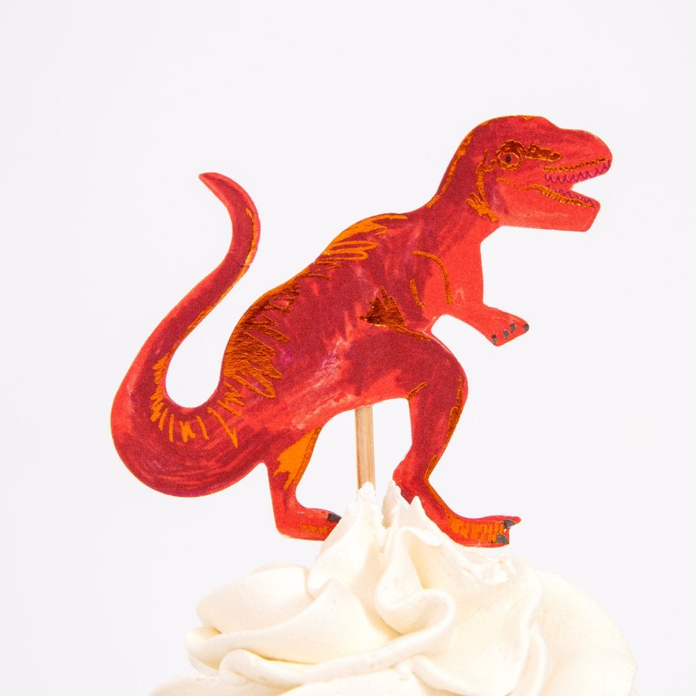 Meri Meri Party Dinosaur Kingdom Cupcake Kit - bubblegum market