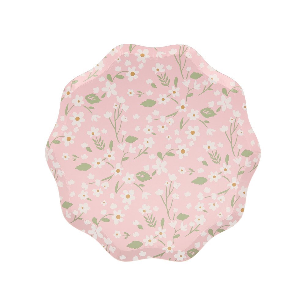 Meri Meri Party Ditsy Floral Side Plates 8.5" - bubblegum market