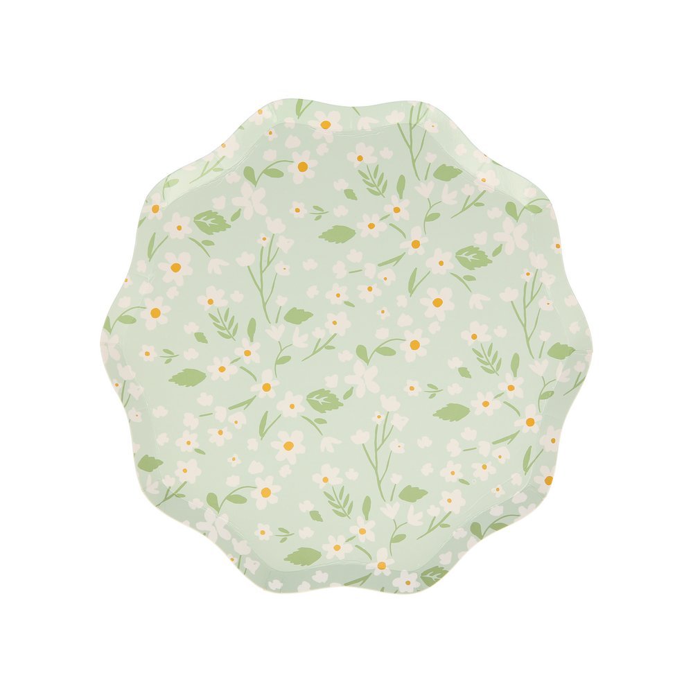 Meri Meri Party Ditsy Floral Side Plates 8.5" - bubblegum market