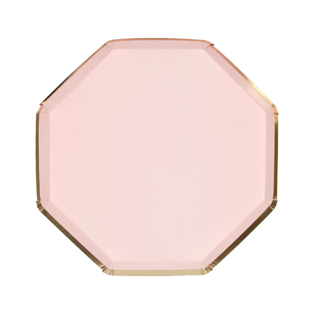 Meri Meri Party Dusky Pink Side Plates 8.25" - bubblegum market