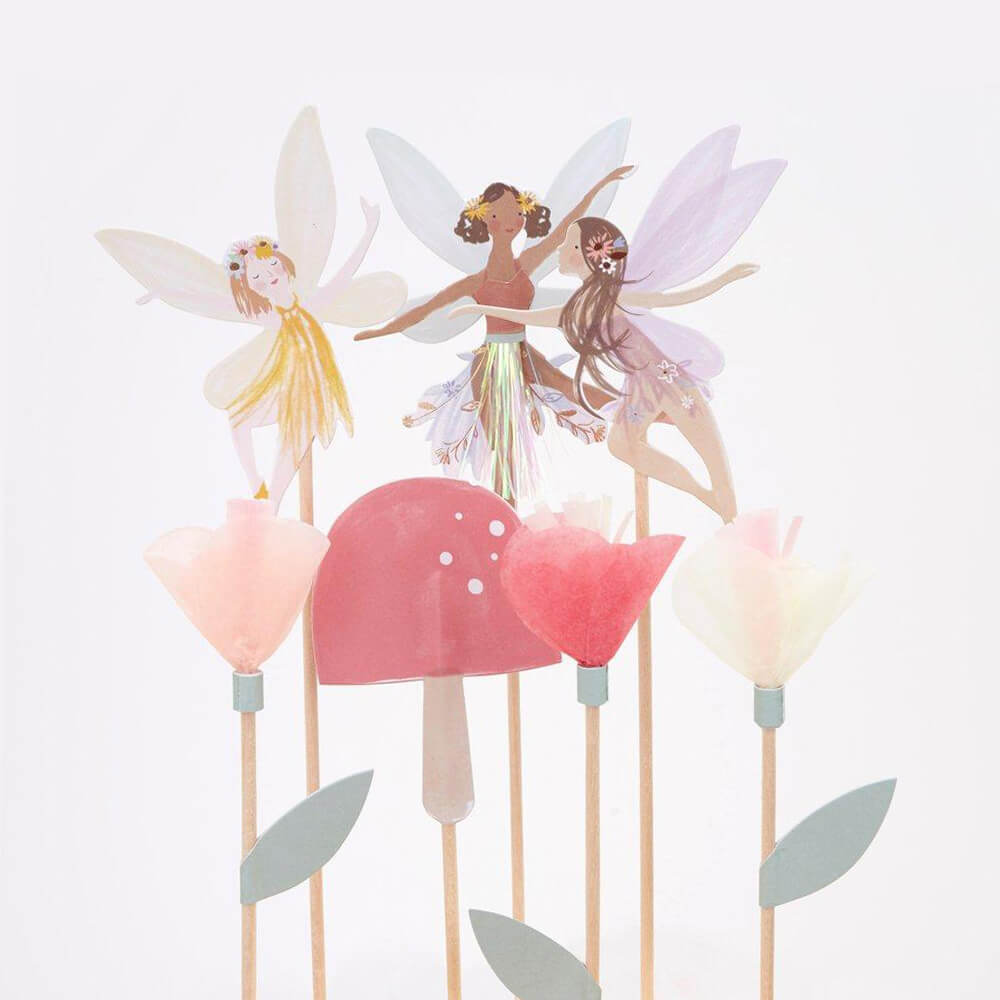 Meri Meri Party Fairy Cake Toppers - bubblegum market
