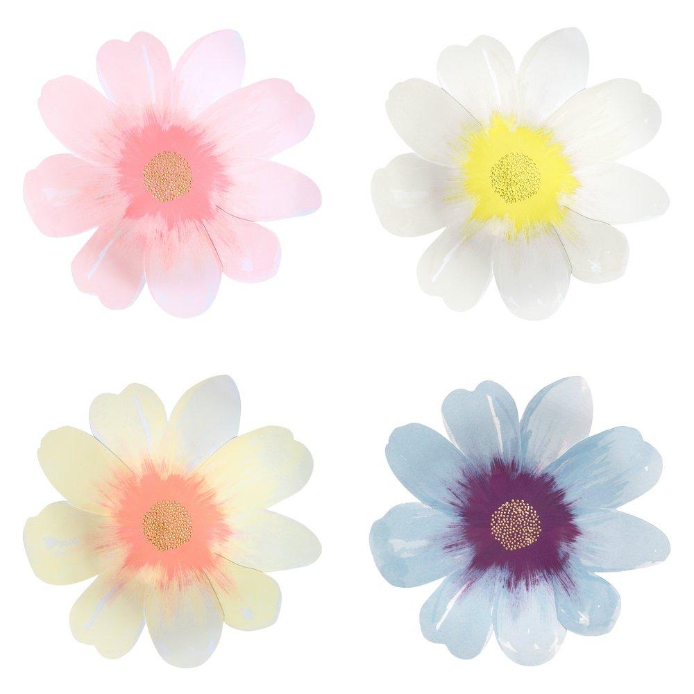 Meri Meri Party Flower Garden Large Plates 10" - bubblegum market