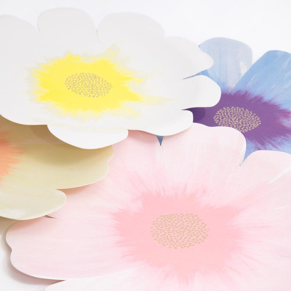 Meri Meri Party Flower Garden Large Plates 10" - bubblegum market