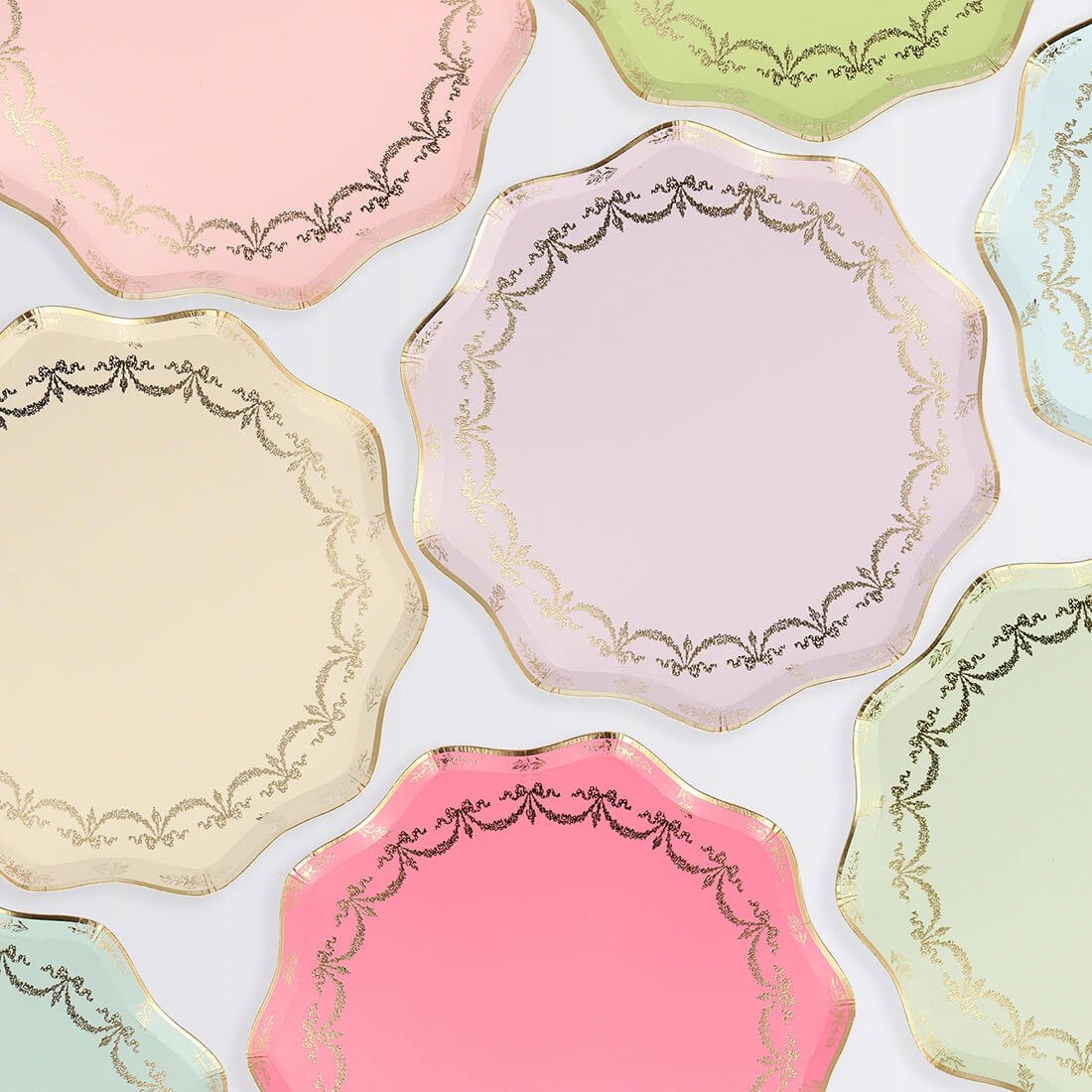 Meri Meri Party Ladurée Paris Side Plates 8.5" - bubblegum market