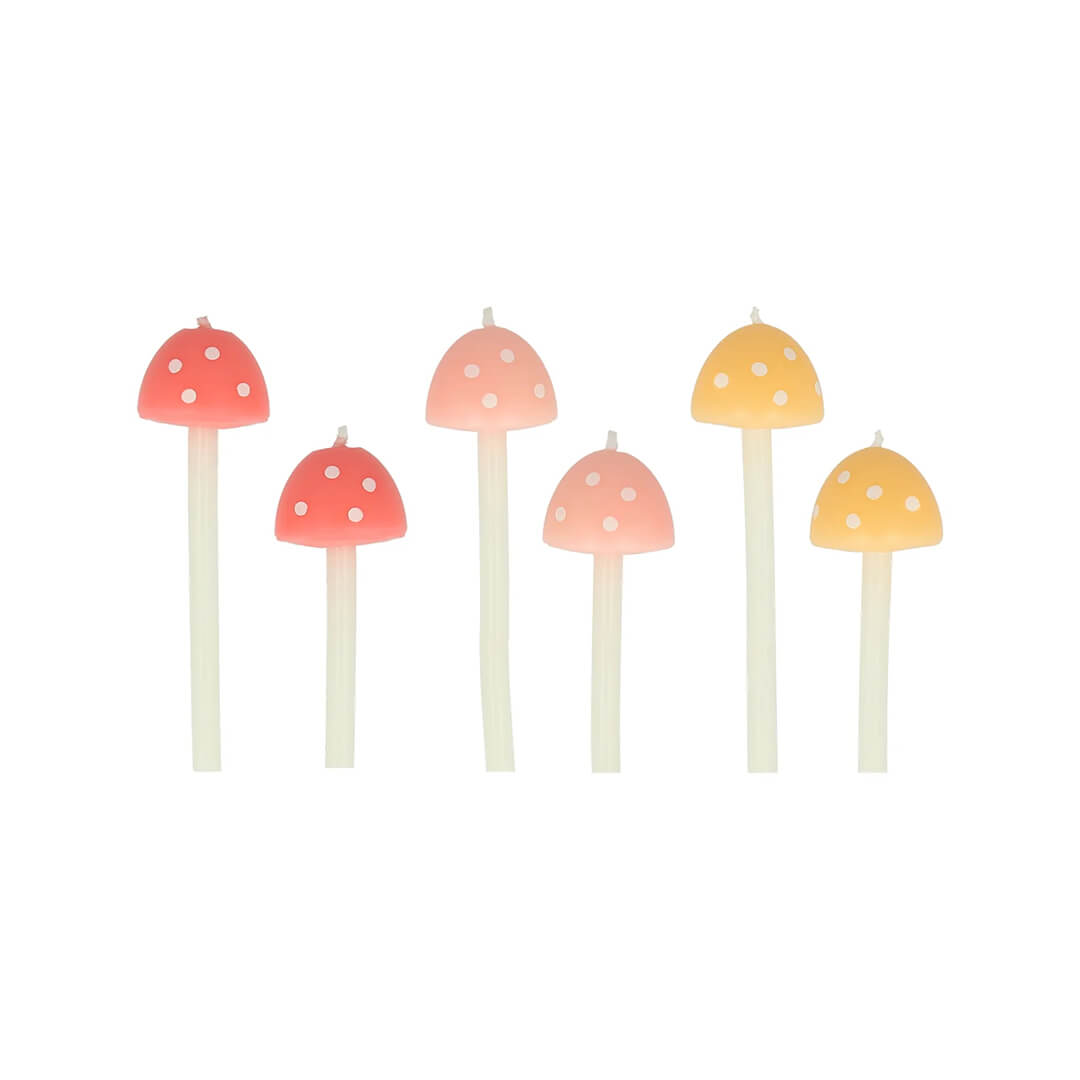 Meri Meri Party Mushroom Birthday Candles - bubblegum market