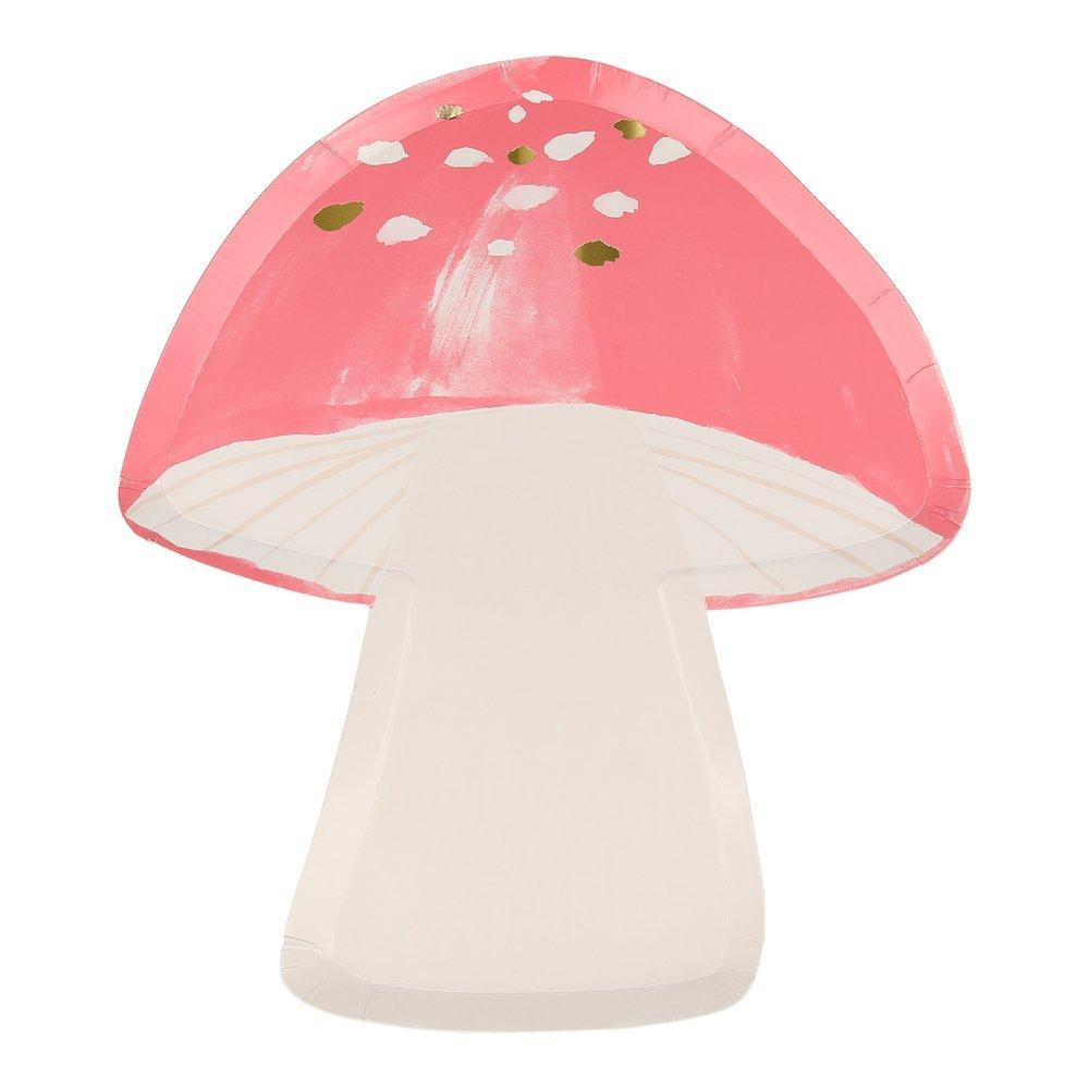 Meri Meri Party Mushroom Plates 8.5" - bubblegum market