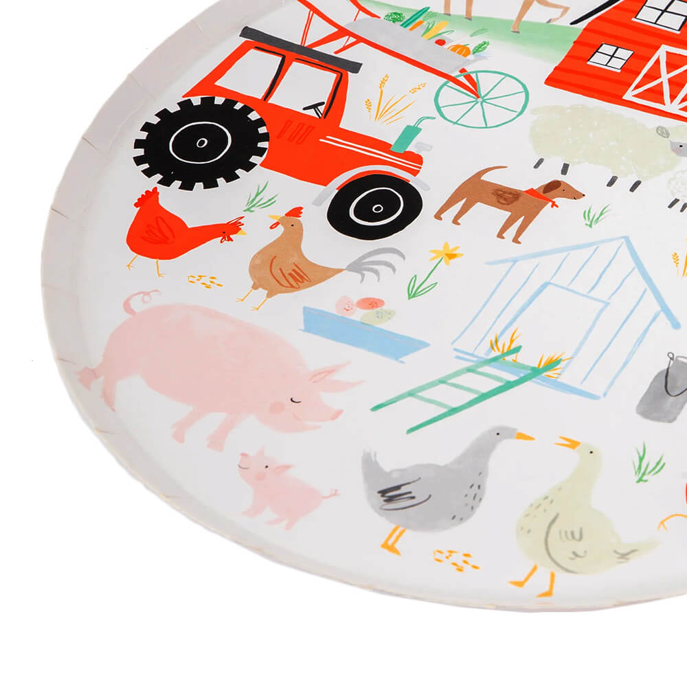 Meri Meri Party On The Farm Dinner Plates 10.5" - bubblegum market