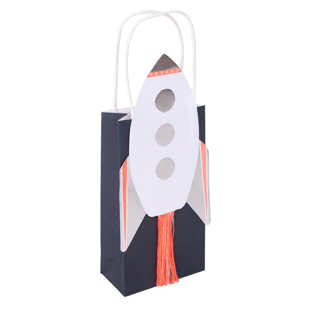 Meri Meri Party Outer Space Rocket Favor / Treat Bags - bubblegum market